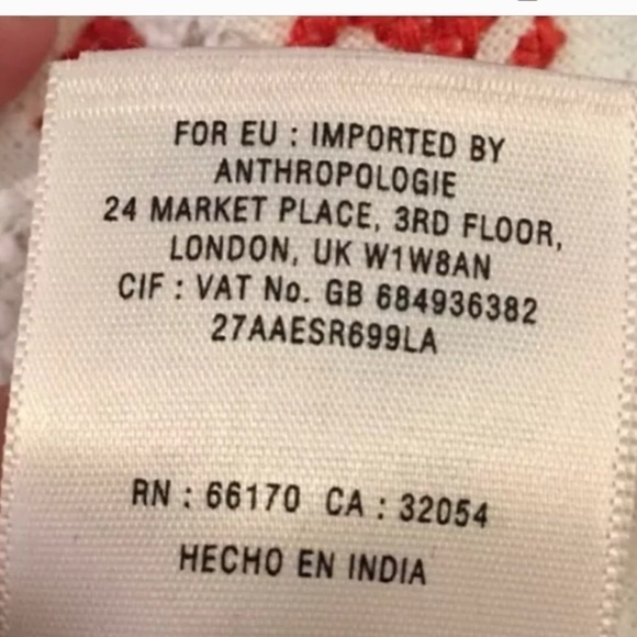 Anthropologie Maeve Blomma Embroidered Cross stitch Pom Pom skirt size… - Picture 11 of 14